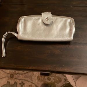 Silver Nine West clutch